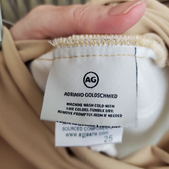 AG Adriano Goldschmied The Stilt Roll-Up Maternity capris, white - Picture 10 of 12